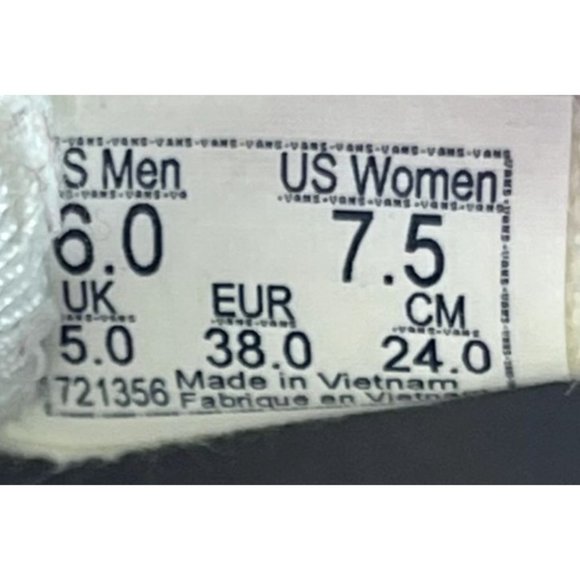 Vans Women's Checkerboard Classic Slip On Shoes Size 7.5 - Picture 11 of 11